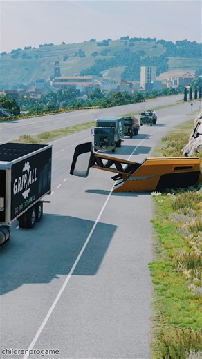 Wooden Truck, Log Truck, Box Truck vs Destroyer Machine