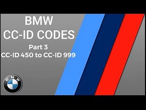 BMW CC-ID Fault Codes EXPLAINED. PART 3