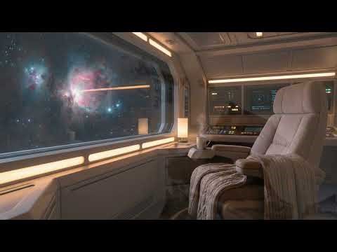 1 HOUR Spaceship Cabin Ambient Noise 🚀 Deep Space White Noise for Sleep & Focus