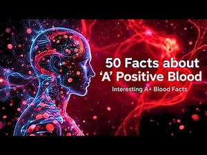 "A" Positive Blood Type Facts | 50 Facts about A Positive Blood | A+ Blood Facts #facts