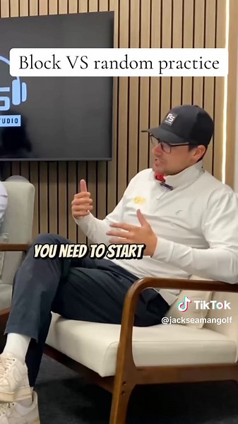 As a whole, when you’re first learning the game, block practice is so helpful. After skill acquisition stage is to a high enough level, random practice is more helpful. #jackseamangolf #macrogolf #fullswingambassador