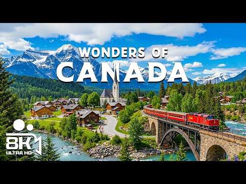 Wonders of Canada – Explore Glacier Lakes, Vast Forests, and Coastal Fjords | Travel Video 4K