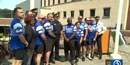 VIDEO: Officers begin annual Police Unity Tour to D.C.