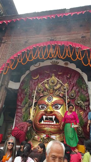 swet bhairav #basantapurdurbarsquare #nepal