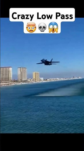 Mind-Blowing Low Pass! F/A-18 Super Hornet Skims the Waves | Blue Angels Precision Flying