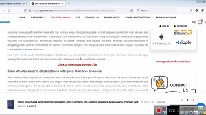 Data structures and abstractions with java Carrano 5th edition answers & solutions manual pdf