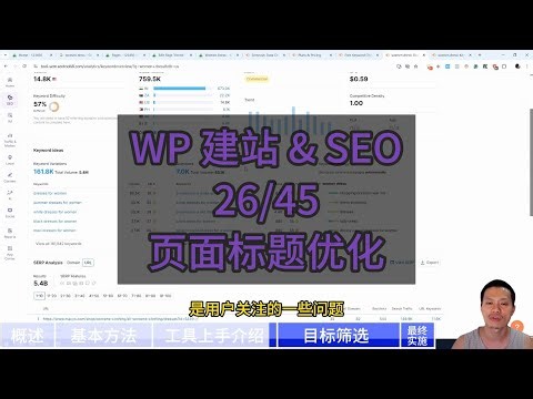 【26】WordPress建站优化系列教程 - 页面标题优化
