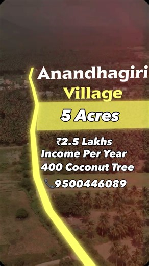 Vellorepropertygems on Instagram: "Hello everyone! A rare low-budget 5-acre coconut farm is now up for sale! ✅ Earning over ₹2.5 lakhs per year ✅ Road frontage of 300+ feet on the bus route ✅ Fully fenced property with: • Free service borewell • 400+ coconut trees • 2000+ teak plants • 8 high-yielding mango trees (each tree gives 1+ ton!) 📍 Located just 2 km from Pernambut Bungalow Medu, Aravatla Panchayat, Ananthagiri Village, Vellore District 💰 Price: ₹35,000 per cent (negotiable) Interested
