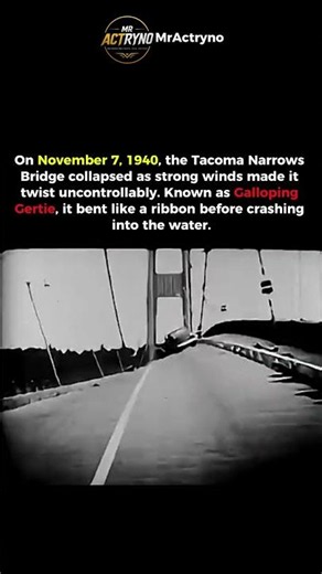 The Most Shocking Bridge Collapse Ever Filmed