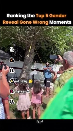 Ranking the Top 5 Gender Reveal Gone Wrong Moments
