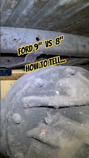 Three Ways to know if you have a Ford 9" or 8" differential! #cars #shortvideo #fastfords