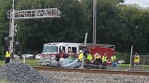 One injured in crash involving Charlotte light rail train and car