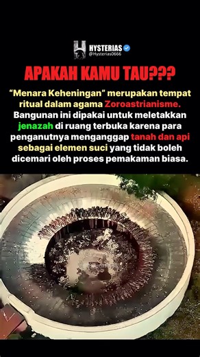 Tradisi Pemakaman Paling Misterius! Menara Keheningan dalam Agama Zoroastrian