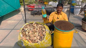 How to make leaf 🍀🌿 Compost at home easy way | Green Gold Garden