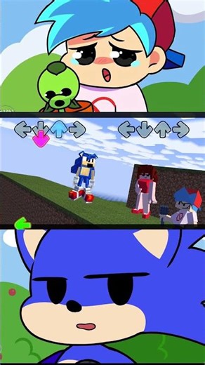 FNF Oh Uhm, Sonic For Hire but minecraft - FNF Sonic Mod