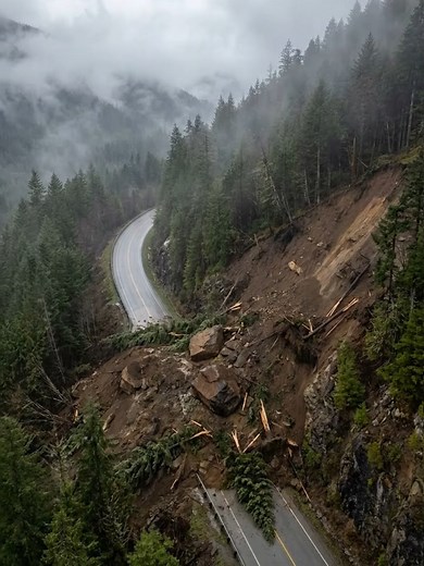 Nature's Landslide vs. Engineering Rebuild