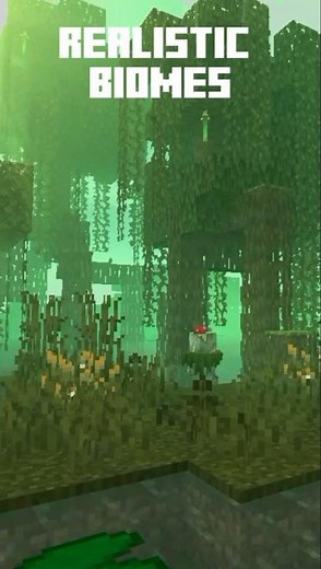 realistic biomes 1.2.2 #addon #minecraft #realisticbiomes