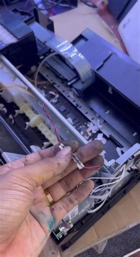 Solving the problem of printer having termites in the printer's printing line