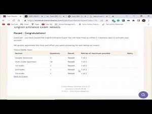 TranscribeMe New Exam Answers MAY 2022