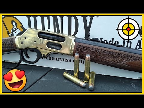 😍I Think I'm In LOVE!😍 Henry .45-70 Lever Action Rifle First Shots & Range Review!
