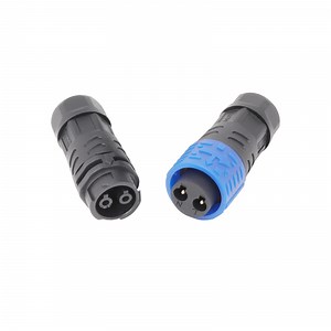 [Hot Item] New Fashion Style Male to Female Push Lock Power Connector 2 Pin Waterproof