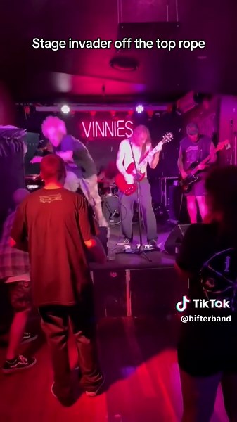 Epic Stage Dive Fail at Mosh Pit Event
