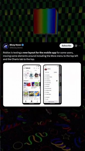 NEW ROBLOX MOBILE UI!