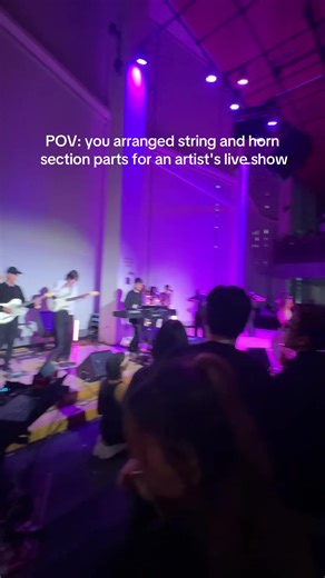 Creating Arrangements for Artists' Live Shows