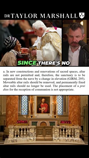 31K views · 624 reactions | "Why Bishop Martin Dislikes Altar Rails (and Why You Should Want Them)" Dr Taylor Marshall Podcast | Dr. Taylor Marshall | Facebook