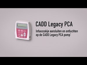 CADD Legacy PCA - Aansluiten Infuuszakje