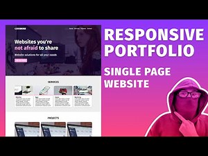 Build a Responsive SPA Website using HTML & CSS ~ Portfolio Page Tutorial