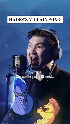 HADES (Disney's HERCULES ) made this because he never got his classic VILLAIN SONG!