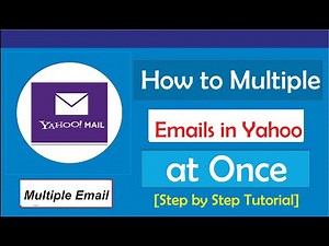 How to Send Multiple Emails in Yahoo at Once