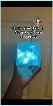 DIY tesseract 💙 || Creative things to do ||