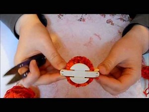 Faire un joli pompon (pompon maker Clover)