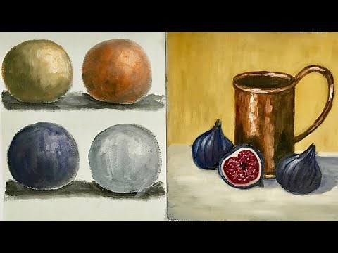Oil painting techniques: Part 1, old master layer technique (beginners with basic knowledge)
