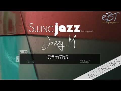Swing Jazz Backing Track in E Minor | 100 bpm [NO DRUMS]
