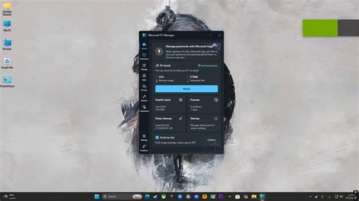 لاعبين الــ PC 🚨🌟 تكلمت عنه كثير بصفحتي ادري ولكن هذا التطبيق بدات خلاص اقتنع ان افضل اختراع عملته Microsoft لنظام Windows 🖥️✨ لي اكثر من يوم اشوف مساحة جهازي طارت و جالس اقول يا اخي انا ما منزل العاب وين طارت المساحه و قلت خليني افتح تطبيق Microsoft PC Manager لقيت تطبيق NIVIDIA ماخد 20GB مساحه ما يستخدمها 🤯💫 طبعا الحمد لله من خلال هذا التطبيق خليته يمسح كل الامور الي توخد مساحه من جهازي و هذا غير ان هذا التطبيق حرفيا استخدمه في كل شيء في تحديث Windows و ازالة التطبيقات و اغلاق التطبيقات و