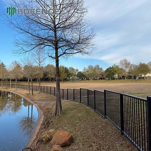 [Hot Item] Decorative Metal Panels Iron Gate Palisade PVC Strip Screen Tubular Steel Fence