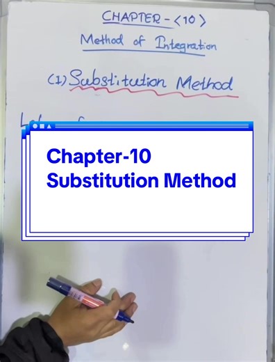 Substitution Method Formula ကို လေ့လာထားစေချင်ပါတယ်ဗျ #fypသိချင်တာမေးလို့ရပါတယ် #Great12_Maths #Chapter_10 #1_2_3_marks