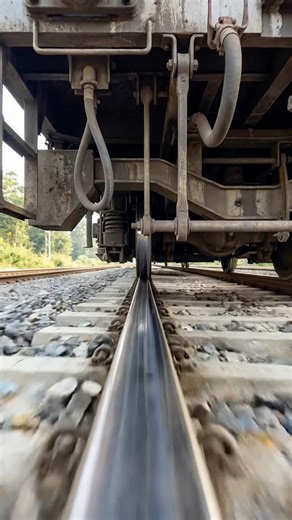YOU’VE NEVER SEEN A TRAIN LIKE THIS 😳🔥 | Rail POV Under a Moving Coach! #indianrailwaysshorts
