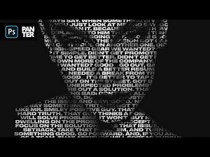 How to Create Text Portrait | Photoshop Tutorial
