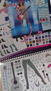 Our favorite pop star is coming to life… and you’re the stylist! 🎤✨ Mix, match, and design show-stopping looks with 600 stickers. The ultimate fashion and music mashup 🎶👗 Shop now on Amazon at https://www.amazon.com/Fashion-Angels-Concert-Silhouettes-Stickers/dp/B0DSQ8YVRL?ref_=ast_sto_dp | Fashion Angels