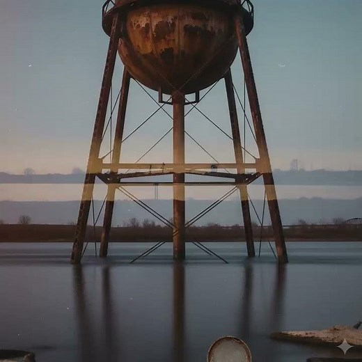 #song in #honor of The River by #brucespringsteen - Rusted Water Tower #dreams by Stefano Donno