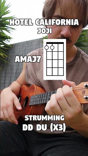 Hotel California - Joji (Ukulele Tutorial)