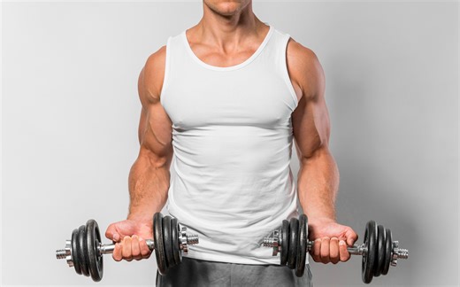 15-Minute Standing Dumbbell Routine Trains Strength Without the Floor
