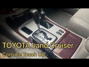 How to Remove and Refurbish Console 100 Series Land Cruiser