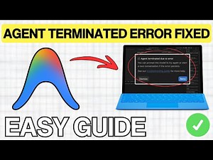 How To Fix Agent terminated due to error in Antigravity (Step By Step) 2026