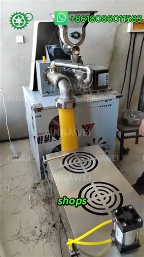 Flat Rice Noodle Making Machine | Multifunctional Pasta Machine with Adjustable Thickness #noodles