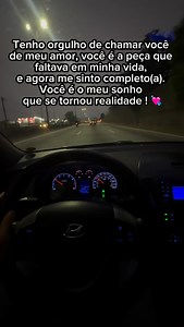 Tenho orgulho de chamar você de meu amor, você é a peça que faltava em minha vida, e agora me sinto completo(a). Você é o meu sonho que se tornou realidade !💘 | Bruno Silveira